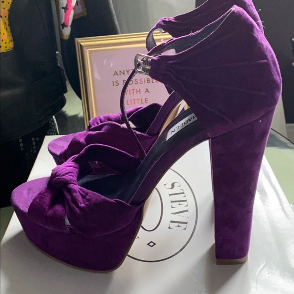 Suede Platform